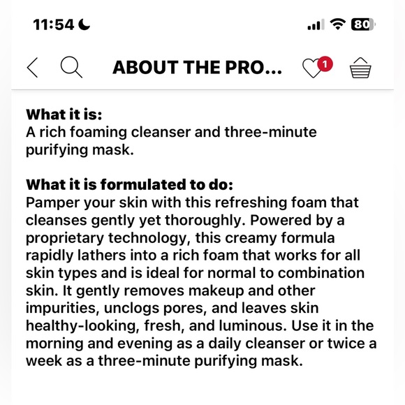 BRAND NEW ESTÉE LAUDER PERFECTLY CLEAN MULTI ACTION FOAM CLEANSER PURIFYING MASK - Picture 3 of 4